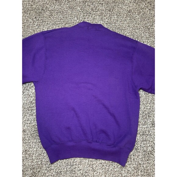 Vtg 90s WASHINGTON HUSKIES UW Purple Sweatshirt Sz Medium SALEM SPORTSWEAR USA - Picture 5 of 6